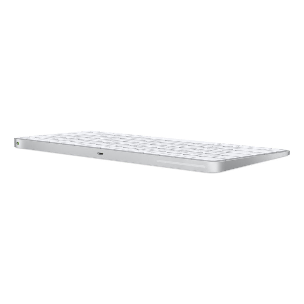 Teclado Apple Magic Keyboard Con Touch Id A2449 Blanco - Plateado Original - Compro Apple