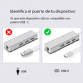 Adaptador USB-C a Ethernet Gigabit 1000Mbps MacBook Pro Air iPad Pro 2021 - Compro Apple