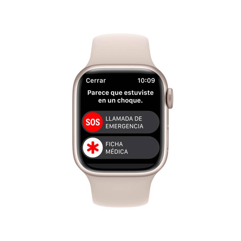 Apple Watch S8gps Caja Aluminio Blanco Estelar 41mm Sport Blanco - Compro Apple