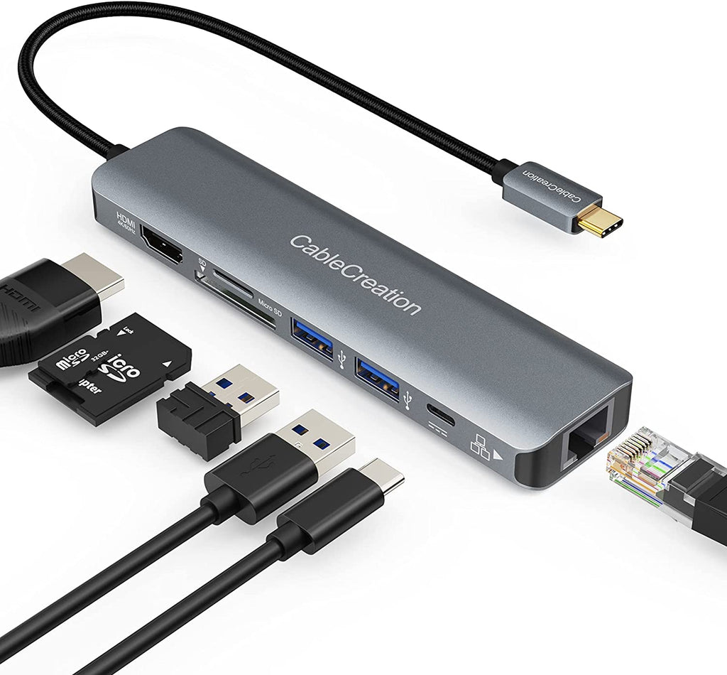 Adaptador USB C Multipuerto 7 en 1 - Compro Apple