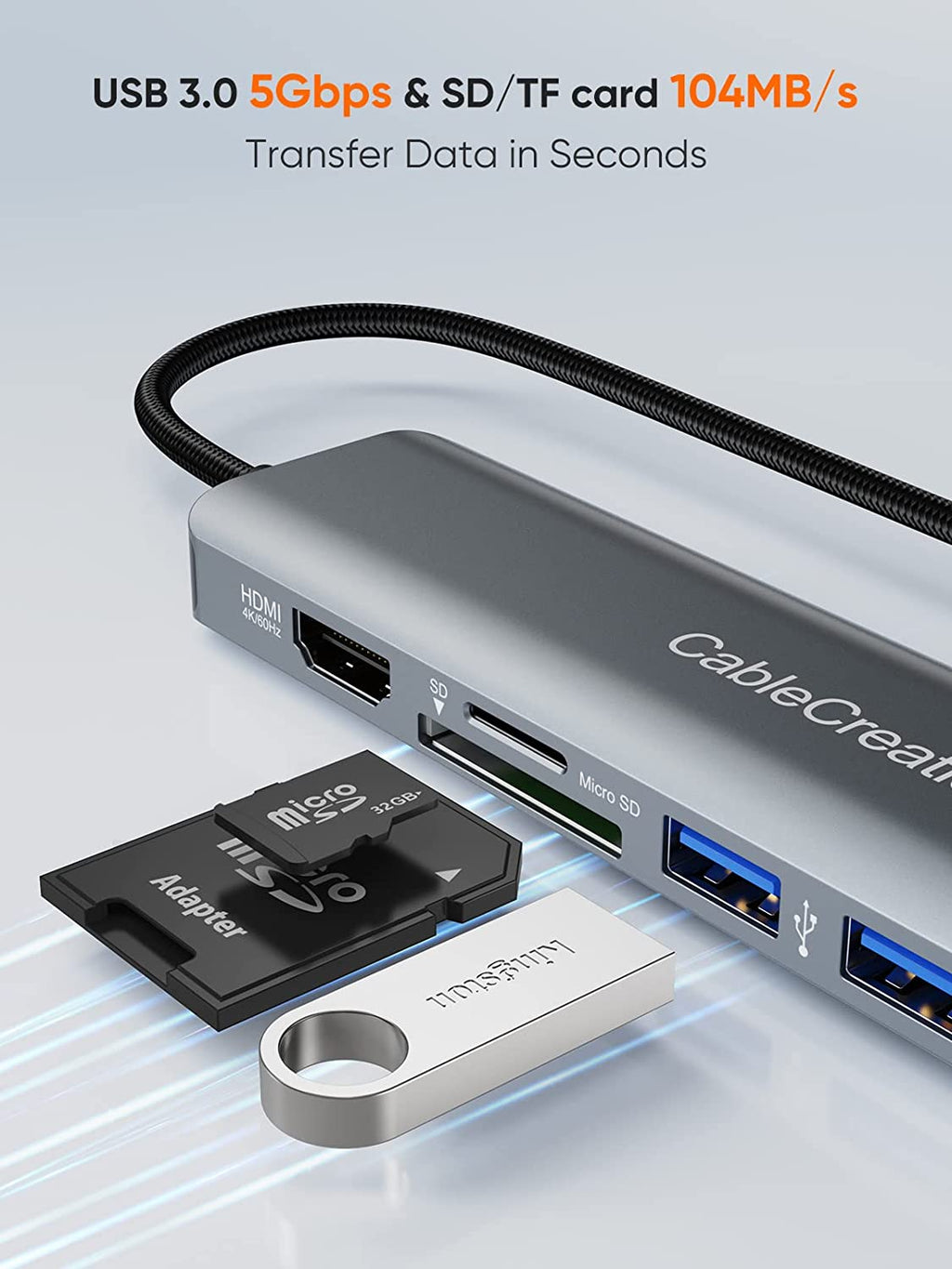 Adaptador USB C Multipuerto 7 en 1 - Compro Apple