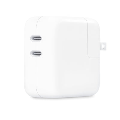 Cargador USB C Doble 35W iPhone iPad Macbook Air 13 Original